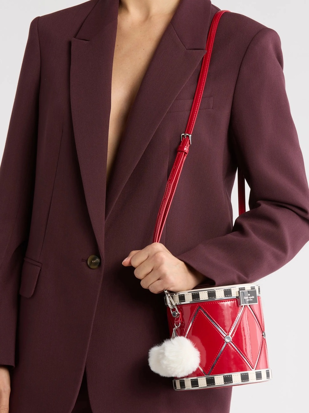 Kate Spade oh What Fun 3D Drum crossbody novelty bag